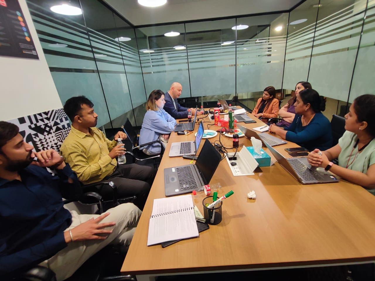 Edenwell team in strategic discussions with international partners.